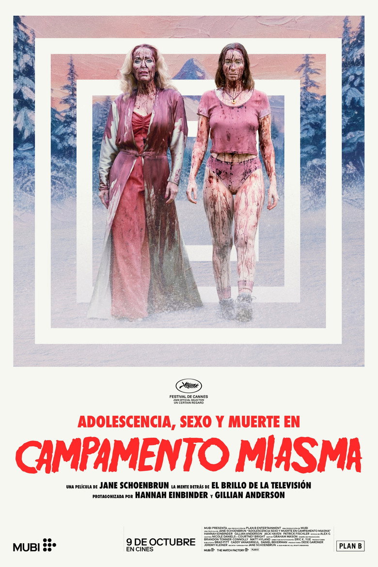 Adolescencia, sexo y muerte en campamento Miasma - Poster